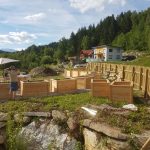 Der Start, das aufbauen Hochbeete.